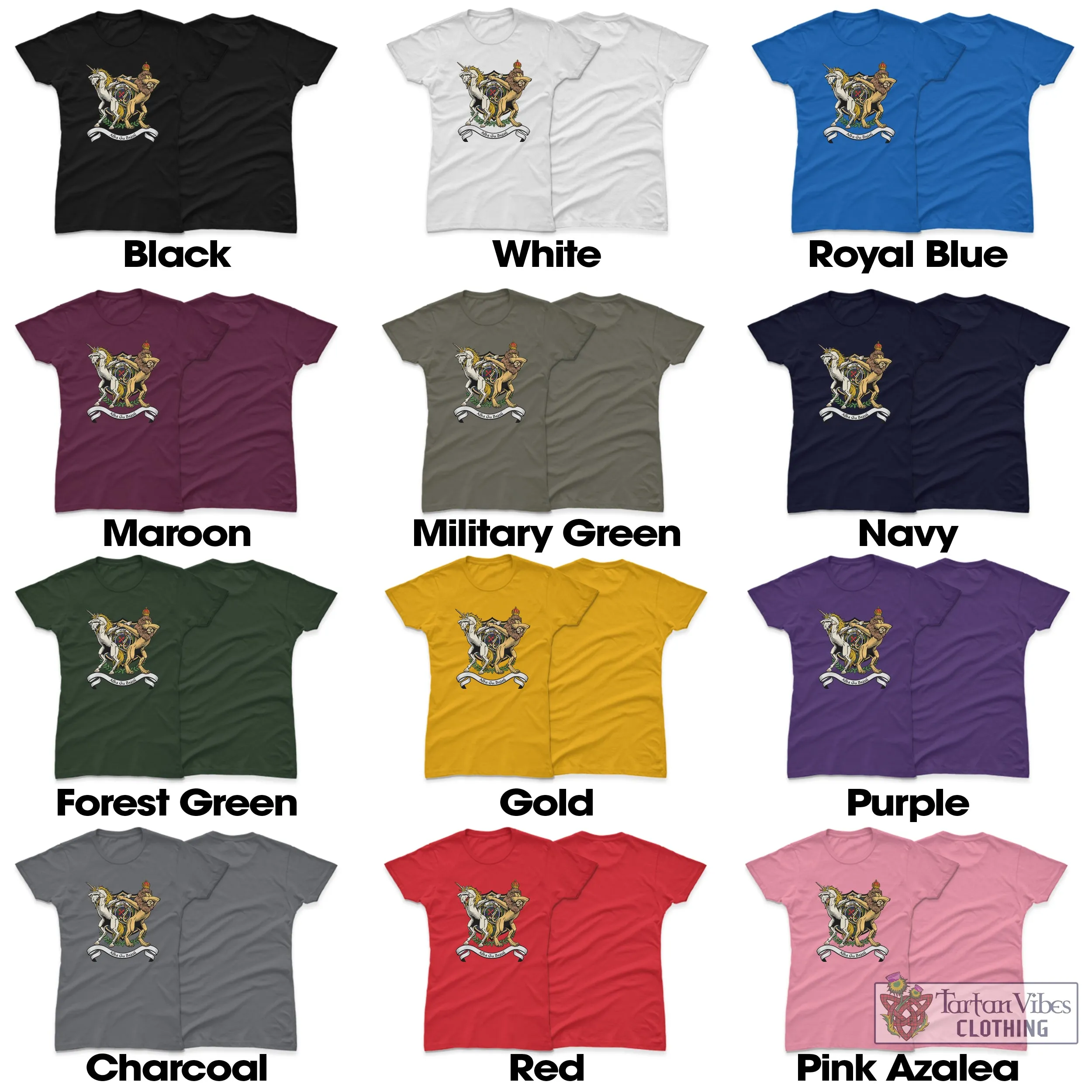 Adam Family Crest Cotton Women's T-Shirt with Scotland Royal Coat Of Arm Funny Style