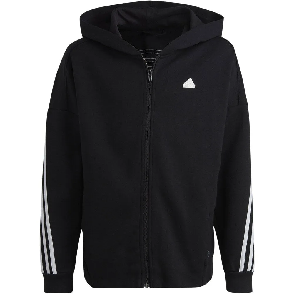 Adidas Future Icons Zip Sweatshirt, Black