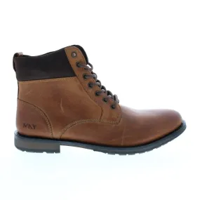 Andrew Marc Kent NYKENTWG-2905 Mens Brown Leather Casual Dress Boots