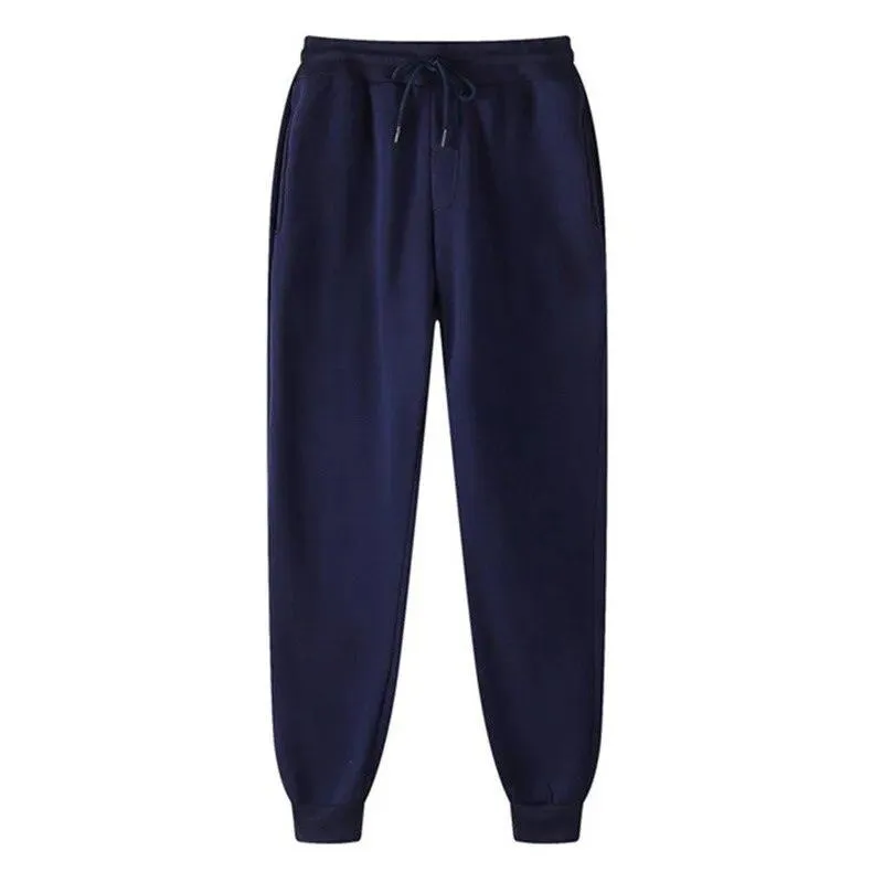 Drawstring Fleece Jogger Pants