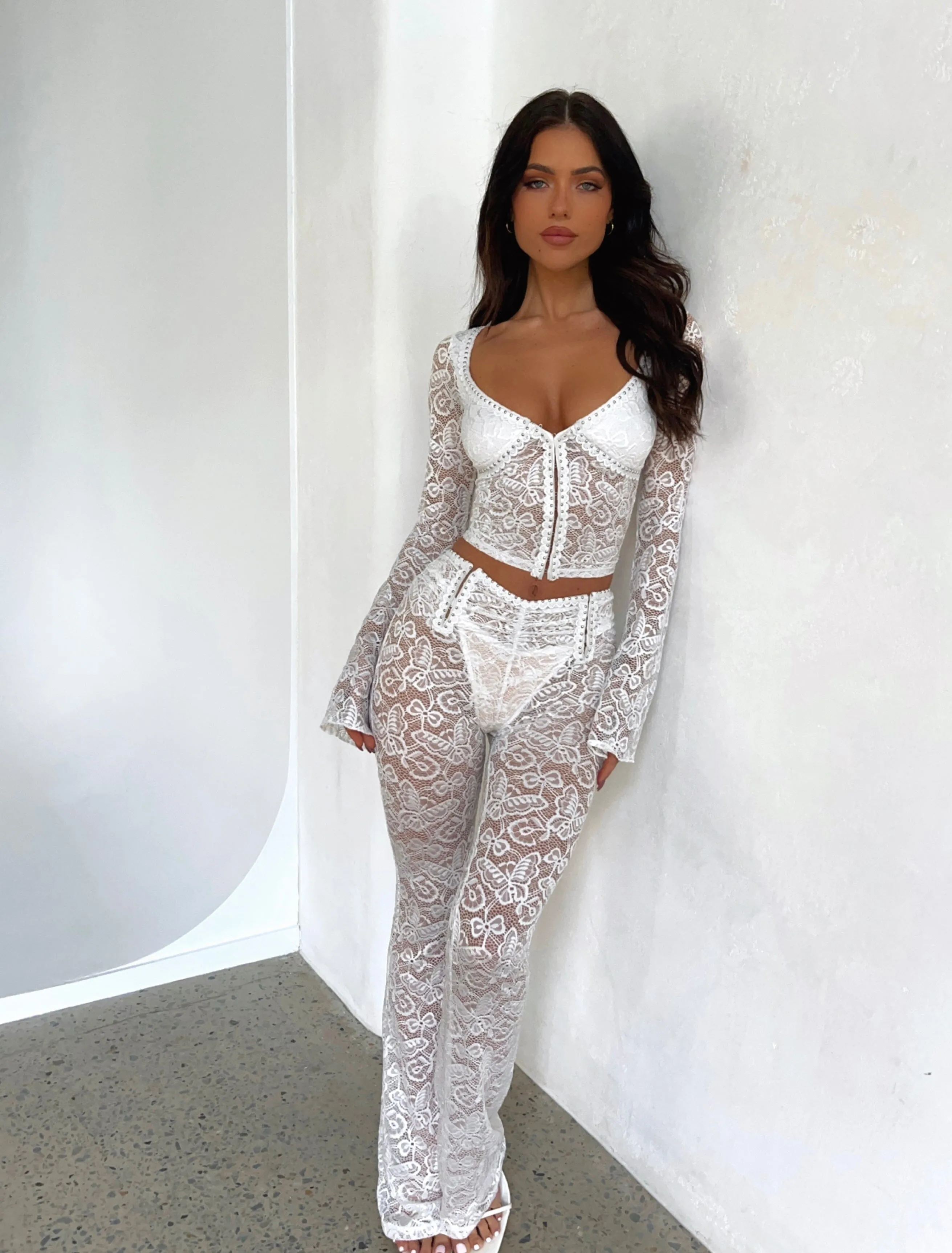 ELENA PANT WHITE