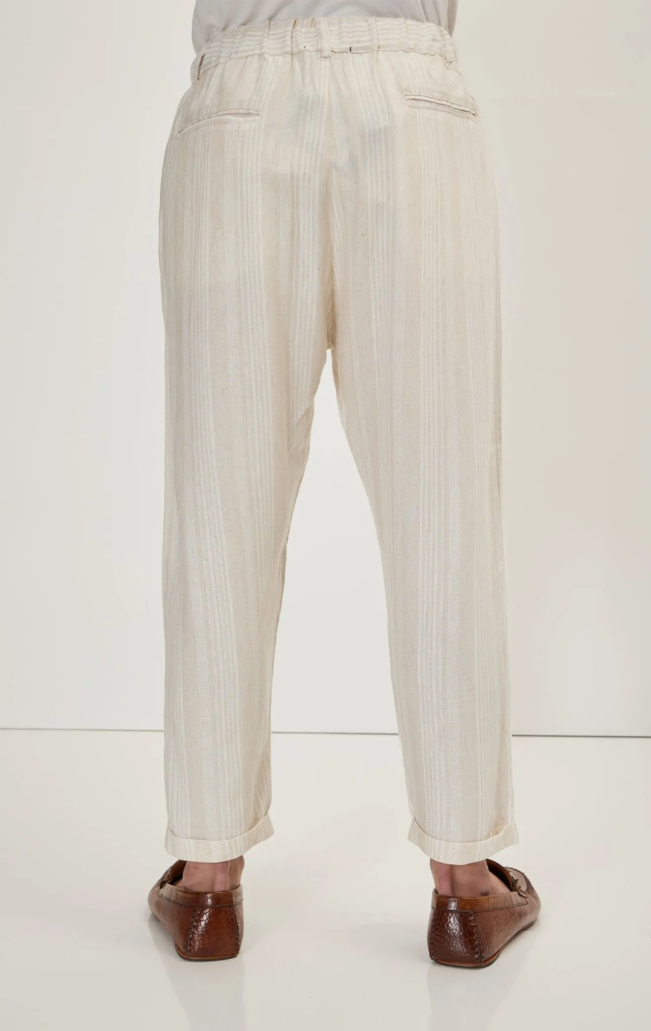 Linen Pants - Beige