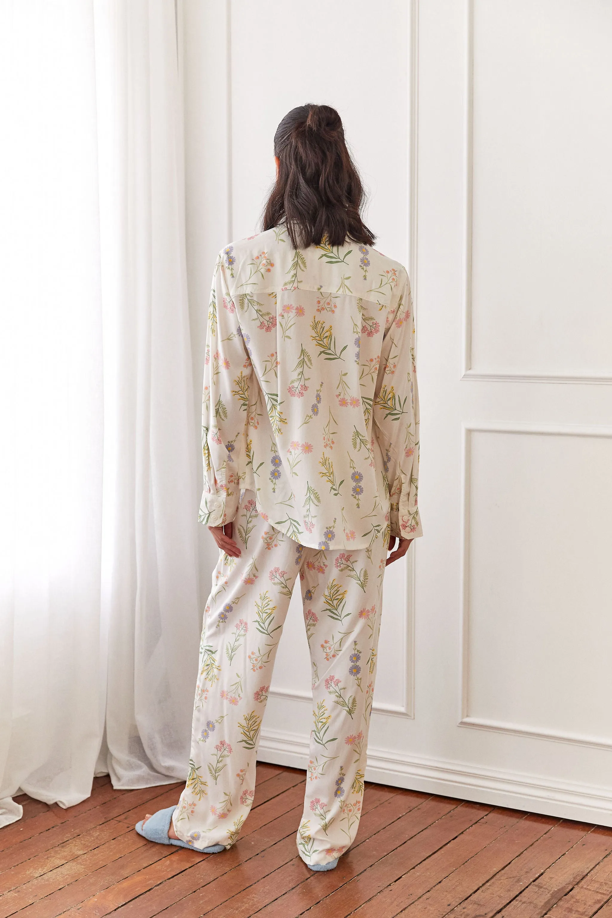 Maggie Pyjama Set - Long - Wild Flower