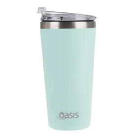 Oasis Insulated Double Wall Travel Mug 480ml - Mint