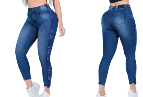 Pit Bull Jeans Women's High Waisted Jeans Pants With Butt Lift 61381