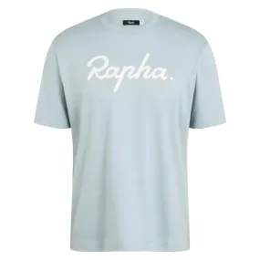 RAPHA Logo Tshirt - LBB Light Blue