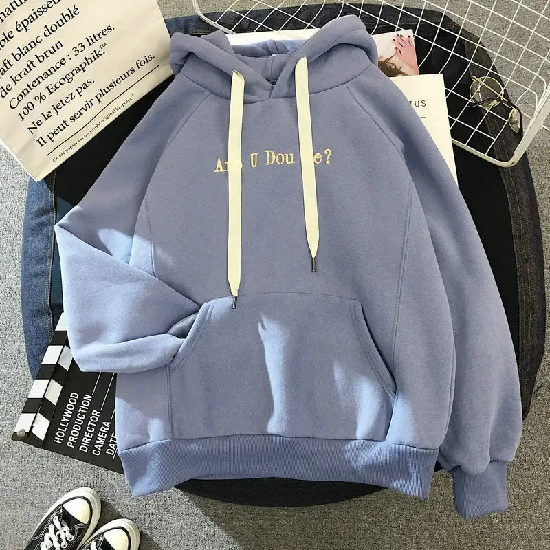 Thin Loose Korean Style Student Hoodie