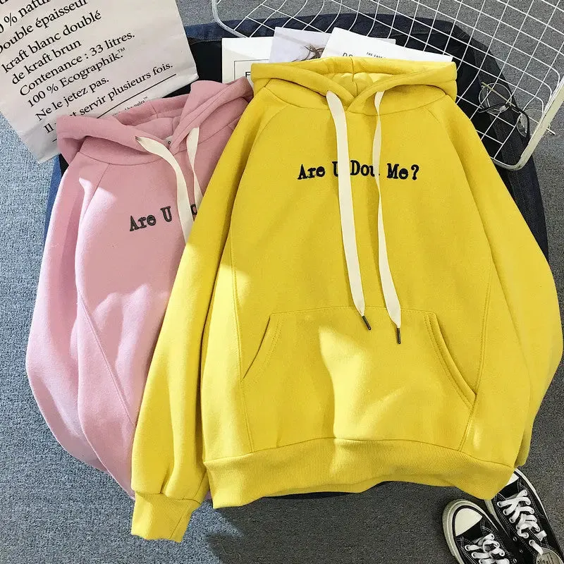 Thin Loose Korean Style Student Hoodie