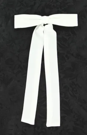 White Western Colonel Tie